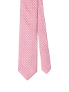 Robert Talbot Robert Micro Neat Geo Spot Best Of Class Necktie In Pink