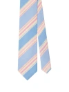 Robert Talbot Robert Mogador Stripes Best Of Class Necktie In Light Blue