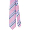 Robert Talbot Robert Multi Stripe Basket Weave Best Of Class Necktie In Pink