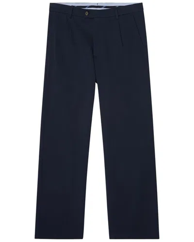 Robert Talbott Aston Stretch Twill Chino Pant In Brown