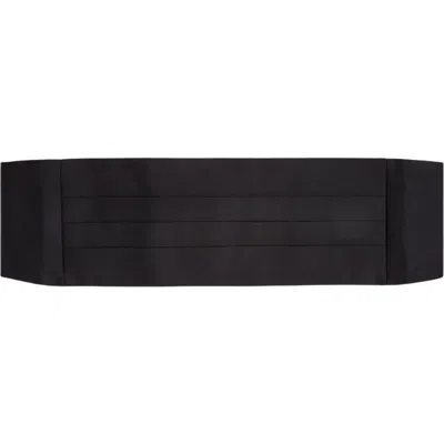 Robert Talbott Baldwin Grosgrain Cummerbund In Black