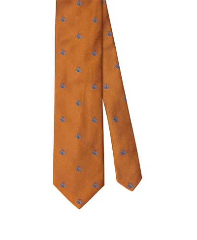 Robert Talbott Bee Best Of Class Necktie In Orange