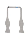 Robert Talbott Bond Self-tie Ceremonial Weave Bowtie In Gray