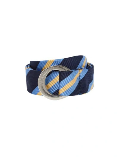 Robert Talbott Buckley Signature Repp Ribbon Belt In Black