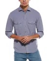 Robert Talbott Butler Pinwale Shirt In Blue