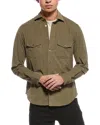 Robert Talbott Butler Pinwale Shirt In Green