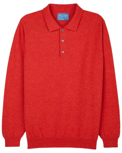 Robert Talbott Cashmere Warren Polo Shirt In Multi
