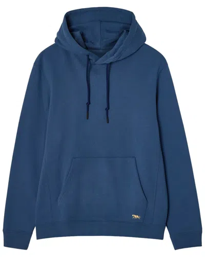 Robert Talbott Chandler French Terry Hoodie In Brown