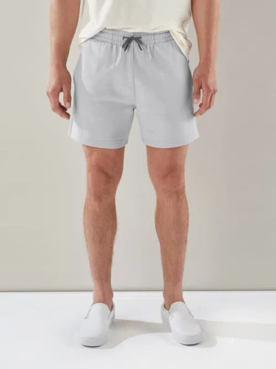Robert Talbott Chandler French Terry Short In Light Grey