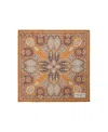 Robert Talbott Collins Reversible Paisley Silk Pocket Square In Neutral
