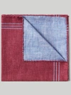 ROBERT TALBOTT ROBERT TALBOTT COLLINS REVERSIBLE SILK POCKET SQUARE