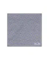 Robert Talbott Collins Reversible Silk/cotton Pocket Square In Gray