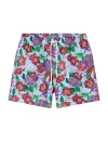 Robert Talbott Connery Drawstring Swim Trunk In Multi