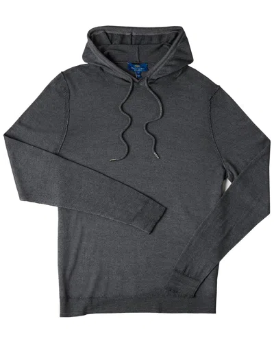 Robert Talbott Conway Garment-dyed Wool Hoodie In Animal Print