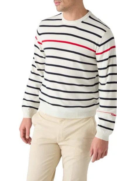 Robert Talbott Cooke Engineered Stripe Sweater