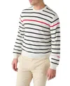 Robert Talbott Cooke Engineered Stripe Sweater In Multi