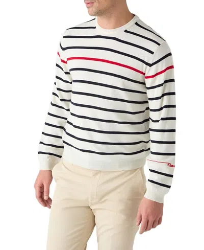 ROBERT TALBOTT COOKE ENGINEERED STRIPE SWEATER