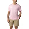 Robert Talbott Davis Linen Jersey Tee In Pink