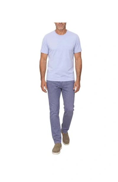 Robert Talbott Davis Linen Jersey T-shirt In White