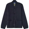 Robert Talbott Devon Solid Wool Cardigan In Navy