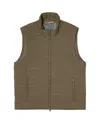 Robert Talbott Driver Quilted Vest In Brown