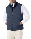 Robert Talbott Driver Quilted Vest In Blue