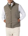 Robert Talbott Driver Quilted Vest In Green