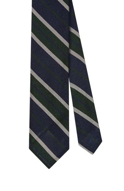 Robert Talbott Duvall Grenadine Multi Stripe Necktie
