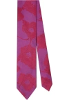 Robert Talbott Duvall Large Floral Jacquard Unlined Necktie In Pink