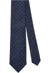 Robert Talbott Duvall Spot Grenadine Silk Necktie In Blue