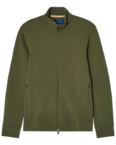 Robert Talbott Evans Track Jacket In Blue