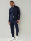 Robert Talbott Evans Track Pant In Navy