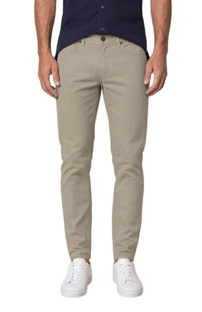 Robert Talbott Fernando Comfort Stretch Linen Blend 5 Pocket In Neutral