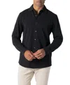Robert Talbott Foster Long Sleeve Knit Shirt In Black