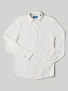 Robert Talbott Foster Long Sleeve Knit Shirt In White