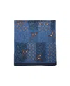 Robert Talbott Hackman Wool & Silk Scarf In Blue