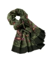 Robert Talbott Hackman Wool & Silk Scarf In Green