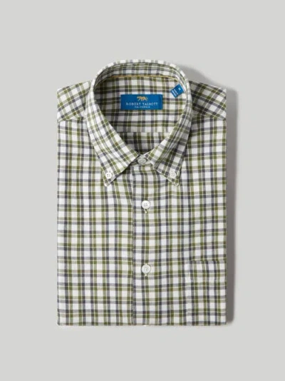 Robert Talbott Hardy Plaid Shirt In Green Plaid