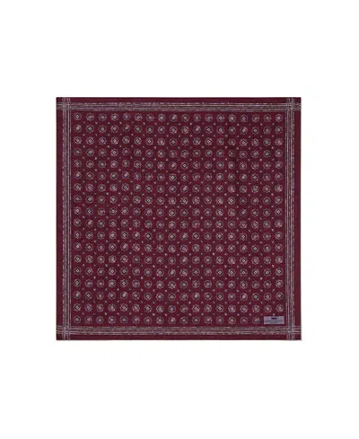 Robert Talbott Harmon Neckerchief In Burgundy