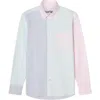 Robert Talbott Harrison Button Down Fun Stripe Oxford Shirt In Blue