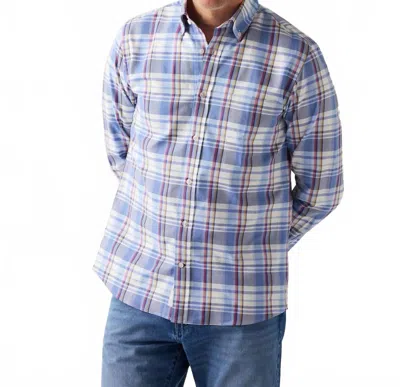 Robert Talbott Harrison Button Down Oxford Shirt In Blue Multi