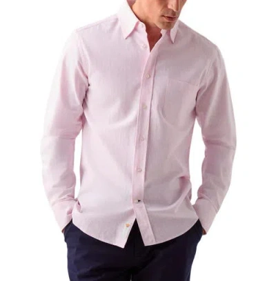 Robert Talbott Harrison Button Down Oxford Shirt In Pink