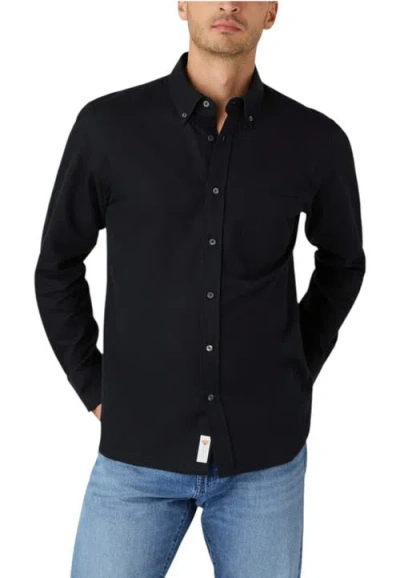 Robert Talbott Harrison Button Down Pique Shirt In Black