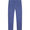 Robert Talbott Hudson Comfort Stretch 5 Pocket Pant In Blue