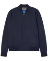 Robert Talbott Jackson Baseball Jacket In Blue
