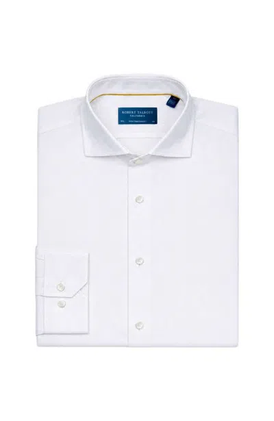 Robert Talbott Kingsley Twill Shirt In White