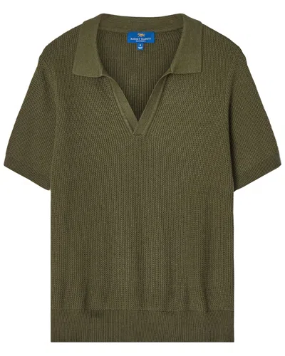 Robert Talbott Knight Johnny Collar Shirt In Animal Print