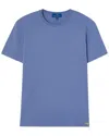 Robert Talbott Lion Stretch Jersey T-shirt In Blue
