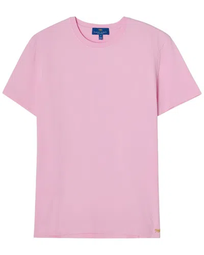 Robert Talbott Lion Stretch Jersey T-shirt In Pink