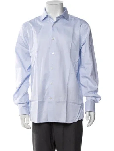 Pre-owned Robert Talbott Long Sleeve Dress Shirt W/ Tags In Blue